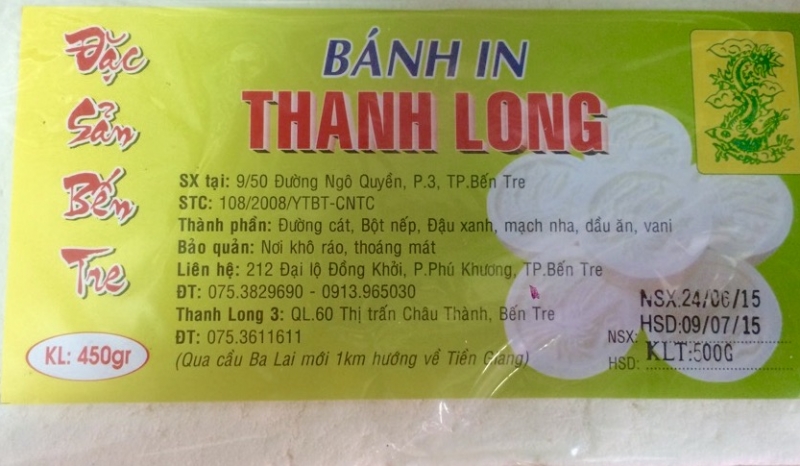 Bánh in Thanh Long 450gr