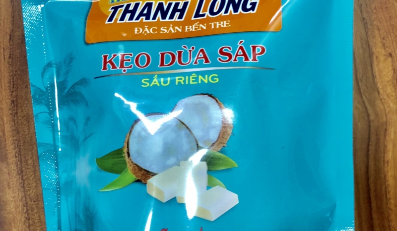 Kẹo dừa Sáp sầu riêng 200gr Thanh Long